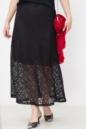Юбка Незнакомка 04.353.556.09 гипюр ((44) 164-88-96, черный)