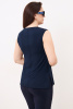 Блузка-топ Незнакомка 08.3012.1791 вискоза ((44) 164-88-96, темно-синий)