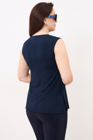 Блузка-топ Незнакомка 08.3012.1791 вискоза ((44) 164-88-96, темно-синий)