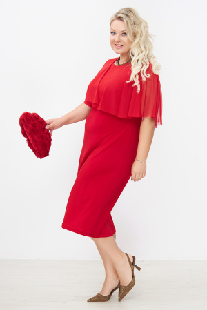 Платье Незнакомка 00.1007.2109 масло ((58) 164-116-124, красный)