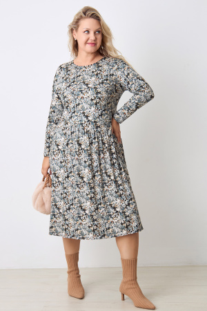 Платье Незнакомка 00.4133.2336.96 вискоза ((44) 164-88-96, серо-бежевый)