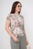 Блузка Незнакомка 03.2160.2154  масло ((58) 164-116-124, бежево-розовый)
