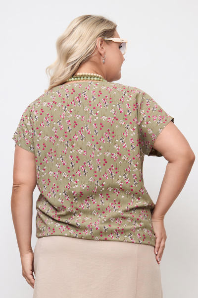 Блузка Незнакомка 03.9463.2361 штапель ((46) 164-92-100, светло-зеленый)