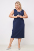 Платье Незнакомка 00.9280.2861 ткань косюмная ((54) 164-108-116, темно-синий)