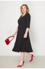 Платье Незнакомка 00.9280.2825 ткань костюмная ((50) 164-100-108, черный)