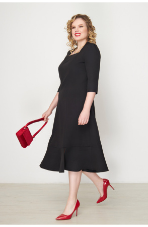 Платье Незнакомка 00.9280.2825 ткань костюмная ((50) 164-100-108, черный)