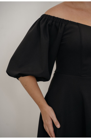 Платье Незнакомка 00.9280.2745 ткань костюмная ((50) 164-100-108, черный)