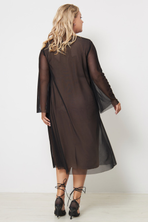 Платье Незнакомка 00.9613.2877 сетка ((46) 164-92-100, черный)