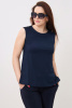 Блузка-топ Незнакомка 08.3012.1791 вискоза ((44) 164-88-96, темно-синий)