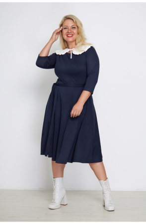 Платье Незнакомка 00.5023.1660 вискоза ((54) 164-108-116, темно-синий)