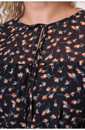 Платье Незнакомка 00.7510.2812 шифон ((48) 164-96-104, черный)