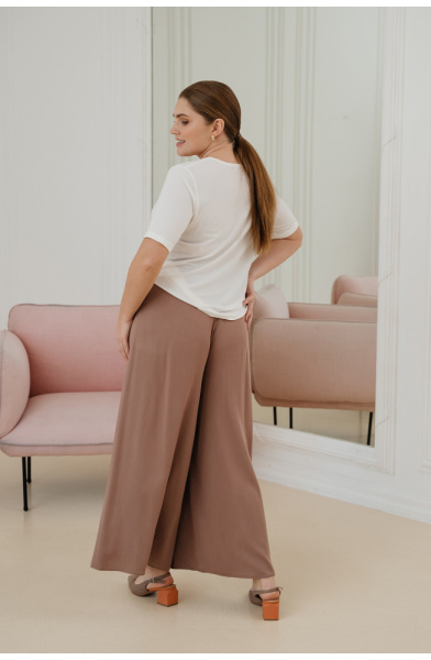 Юбка-брюки Незнакомка 05.9415.2668 штапель диагональ