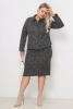 Жакет Незнакомка 10.8431.2841 трикотаж меланж ((44) 164-88-96, темно-серый)