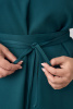 Платье Незнакомка 00.9280.2848 ткань костюмная ((56) 164-112-120, темно-зеленый)