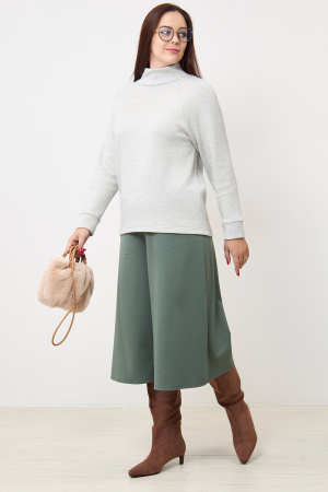 Юбка-брюки Незнакомка 05.5021.2630 вискоза ((58) 164-116-124, серо-зеленый)