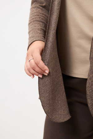 Жакет Незнакомка 10.8612.1965 вязанка кашемир ((50) 164-100-108, темно-бежевый)