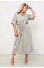 Платье женское Незнакомка 00.9408.2853 ткань костюмная ((44) 164-88-96, серо-бежевый)