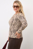Блузка Незнакомка 03.4133.2277.90 вискоза ((62) 164-124-132, беж-коричневый)