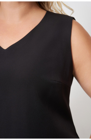 Платье Незнакомка 00.9280.2861 ткань косюмная ((58) 164-116-124, черный)