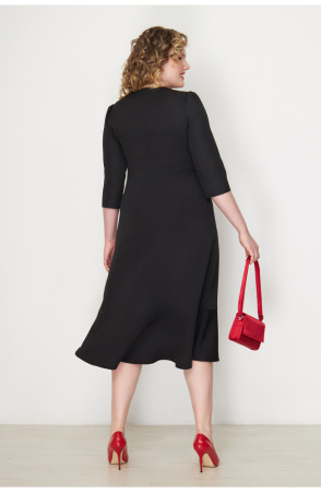 Платье Незнакомка 00.9280.2825 ткань костюмная ((50) 164-100-108, черный)