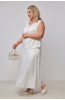 Юбка Незнакомка 04.9455.556.09 атлас-стрейч ((58) 164-116-124, молочный)