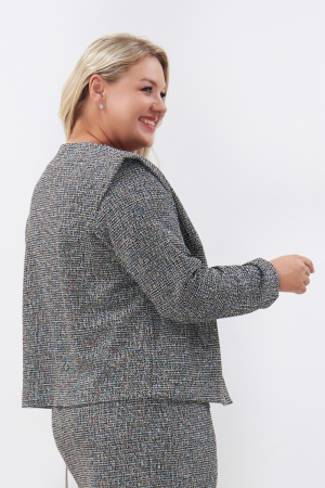Жакет Незнакомка 10.8477.2815 трикотаж"букле" ((60) 164-120-128, мультиколор)