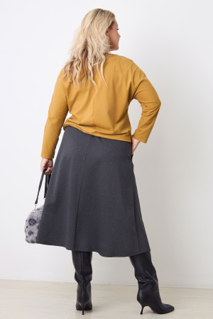 Юбка Незнакомка 04.5023.2674 вискоза меланж ((44) 164-88-96, темно-серый)