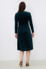 Платье Незнакомка 00.8490.2880 бархат ((44) 164-88-96, темно-зеленый)