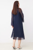 Платье Незнакомка 00.9613.2877 сетка ((44) 164-88-96, темно-синий)