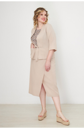 Жакет Незнакомка 10.9408.669 ткань костюмная ((44) 164-88-96, песочный)