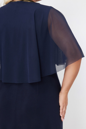 Платье Незнакомка 00.1007.2109 масло ((54) 164-108-116, темно-синий)