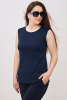 Блузка-топ Незнакомка 08.3012.1791 вискоза ((44) 164-88-96, темно-синий)