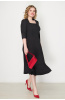 Платье Незнакомка 00.9280.2825 ткань костюмная ((50) 164-100-108, черный)