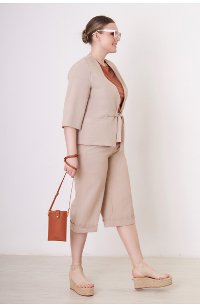 Жакет Незнакомка 10.9408.669 ткань костюмная ((44) 164-88-96, песочный)