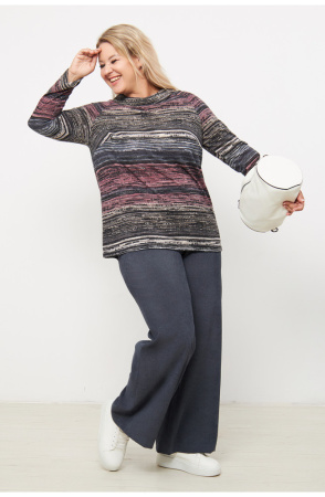 Брюки женские Незнакомка 05.9506.2720 вельвет ((62) 164-124-132, серый)