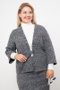 Жакет женский Незнакомка 10.8452.669 трикотаж"букле" ((44) 164-88-96, черно-белый)