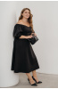 Платье Незнакомка 00.9280.2745 ткань костюмная ((50) 164-100-108, черный)