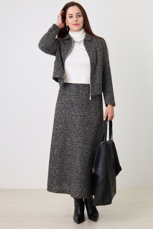 Жакет Незнакомка 10.8431.2865 трикотаж меланж ((44) 164-88-96, темно-серый)