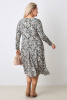Платье Незнакомка 00.4133.2336.96 вискоза ((44) 164-88-96, серо-бежевый)