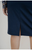 Юбка женская Незнакомка 04.5021.1158 вискоза ((54) 164-108-116, темно-синий)