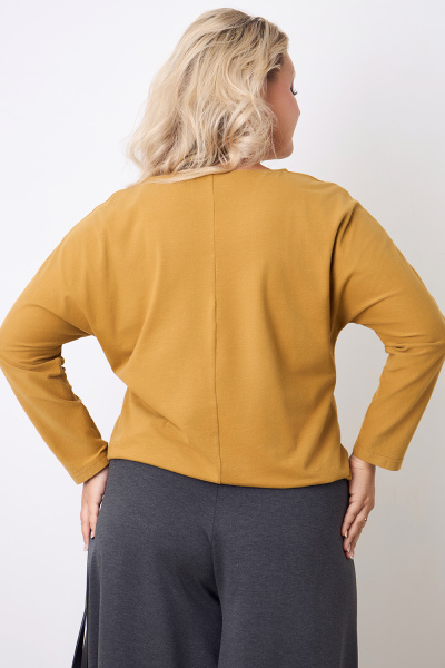 Блузка Незнакомка 03.4142.2032 вискоза фырча ((44) 164-88-96, горчичный)