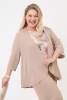 Кардиган Незнакомка 09.9497.2896 ткань жатка ((44) 164-88-96, песочный)
