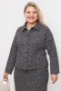 Жакет Незнакомка 10.8431.2841 трикотаж меланж ((44) 164-88-96, темно-серый)
