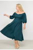 Платье Незнакомка 00.9280.2745 ткань костюмная ((52) 164-104-112, темно-зеленый)