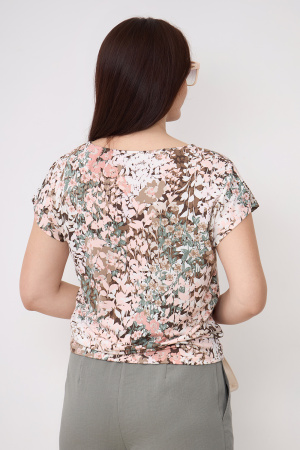 Блузка Незнакомка 03.2160.2154  масло ((58) 164-116-124, бежево-розовый)