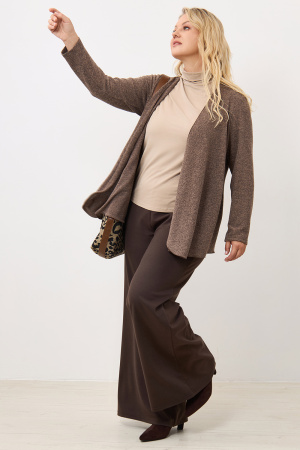 Жакет Незнакомка 10.8612.1965 вязанка кашемир ((50) 164-100-108, темно-бежевый)