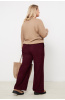 Брюки женские Незнакомка 05.9506.2720 вельвет ((50) 164-100-108, винный)