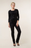 Брюки Незнакомка 05.8304.1944 трикотаж рубчик ((44) 170-88-96, черный)