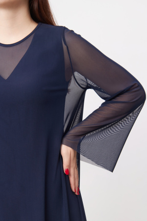 Платье Незнакомка 00.9613.2877 сетка ((44) 164-88-96, темно-синий)