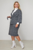 Жакет женский Незнакомка 10.8452.669 трикотаж"букле" ((44) 164-88-96, черно-белый)